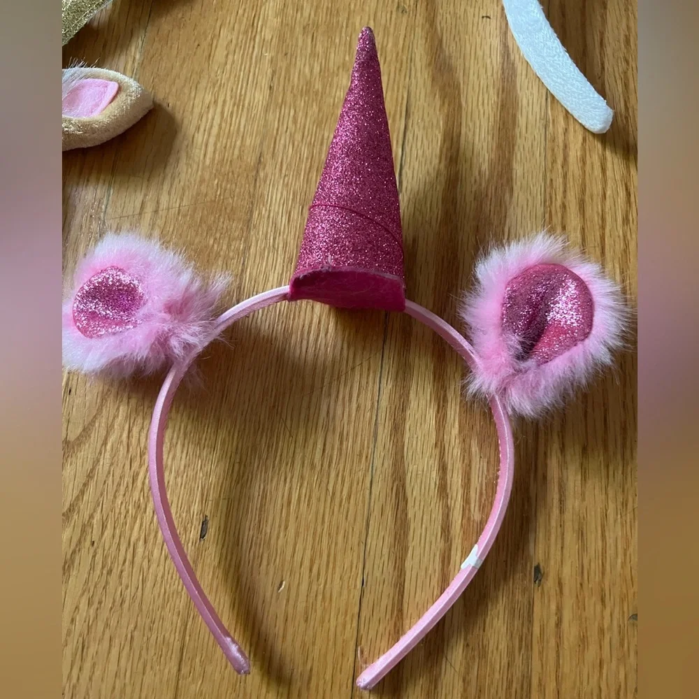 - 5 pair of headbands Disney, Minnie Mouse, unicorn, cat, reindeer, fourth…
